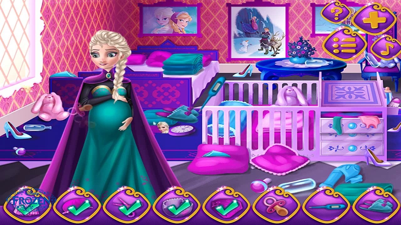 Pregnant Elsa And Anna Twins Baby Birth - Disney Princess Games