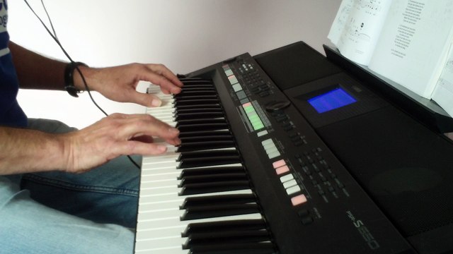 Et Maintenant Reprise clavier Yamaha psr-s650