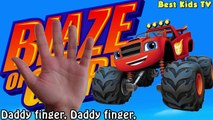 Blaze and The Monster Machines Learn Colors Episode Finger Family Song Nursery Rhymes Nick