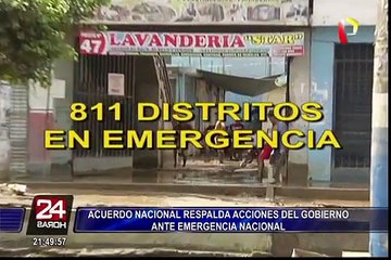 Acuerdo Nacional respalda acciones del gobierno ante emergencia nacional