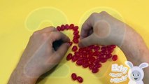 Learn To Count 1 to 80 with Candy Numbers! Surprise Eggs with Smarties Skittles and Candy