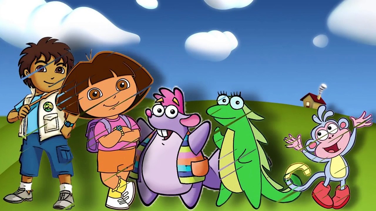Dora the Explorer Finger Family Song - Nursery Rhymes Lyrics