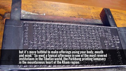 Printing the Ancient Way Keeps Buddhist Texts Alive in Tibet