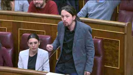 Iglesias a Rajoy:  "Se la bufa" el Congreso
