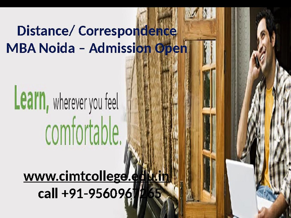 Distance/Correspondence MBA Noida - Admission Open