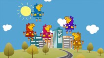 Five Little Pigs Jumping on the Bed #Nursery Rhymes Lyrics