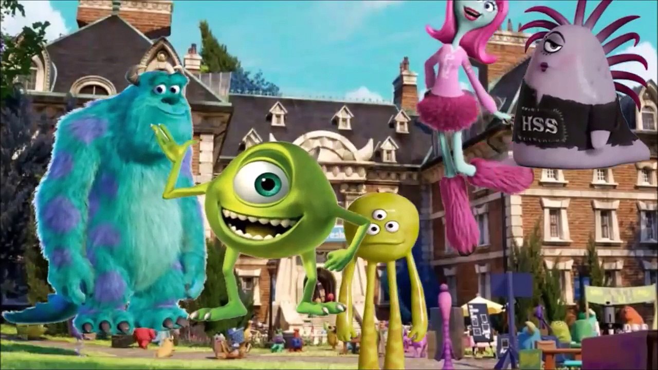 Monster Inc Finger Family Nursery Rhymes Lyrics