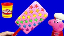 Play Doh & Peppa Pig Toys!! - Create Cinnamon Ice Cream PlayDough Rainbow videos fun for k