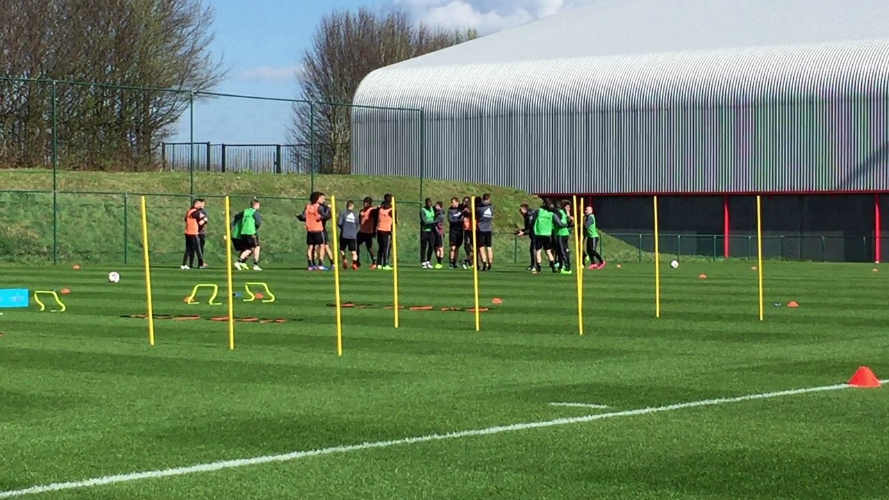 Entraînement Diables rouges