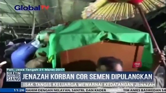 Isak Tangis Keluarga Warnai Kedatangan Jenazah Patmi