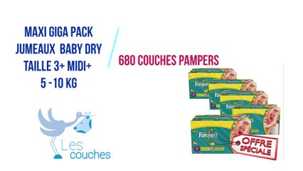 Comment acheter des couches en pack économiques Pampers
