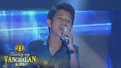 Tawag ng Tanghalan Kids: Renz Buster | When I Was Your Man