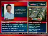 DB: 3 lugar sa Taguig, apektado ng baha dala ng malakas na pag-ulan