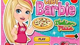 Baby Barbie Gameplay - Chef Barbie Pizza - Baby Games
