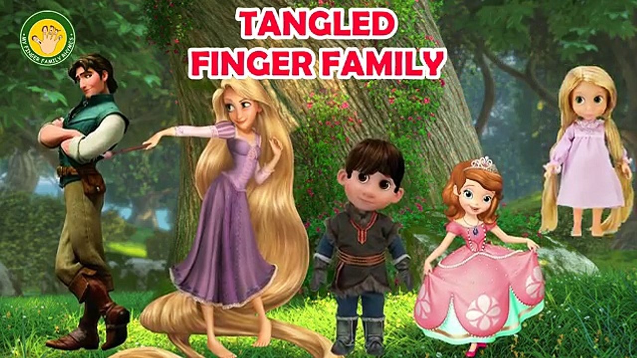 TANGLED Finger Family Nursery Rhymes for Children Babies