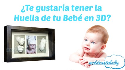 Haz la Huella de bebe en 3D, un Recuerdo para toda la vida