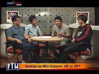 FTW:  Unahan sa win column: UE o UP?