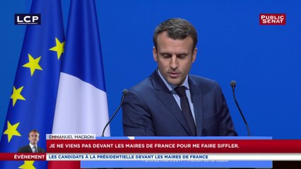 Macron détaille sa réforme d’exonération de la taxe d'habitation devant l'AMF