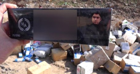 Uşak'ta Ele Geçirilen 116 Bin Paket Kaçak Sigara İmha Edildi