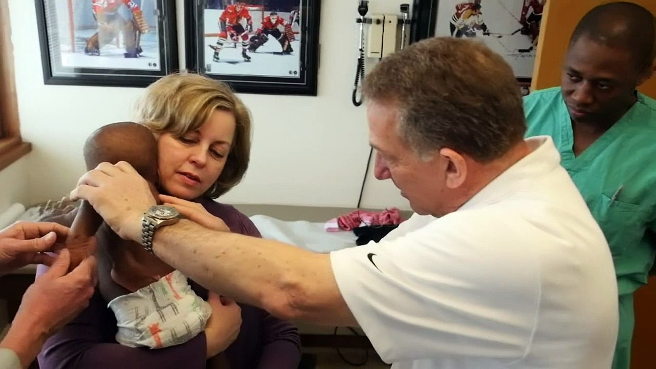 Baby born with four legs has life-changing surgery