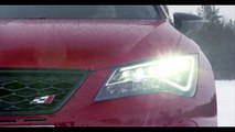 VÍDEO: Seat Leon Cupra contra seis huskies