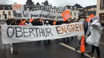 Oberthur : 9e jour de grève, 2e défilé en ville