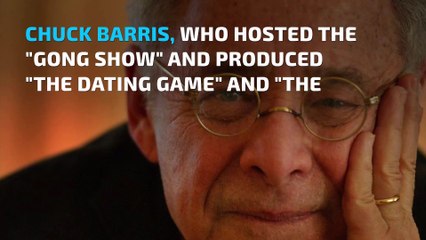 'Gong Show' creator and host Chuck Barris dies at 87