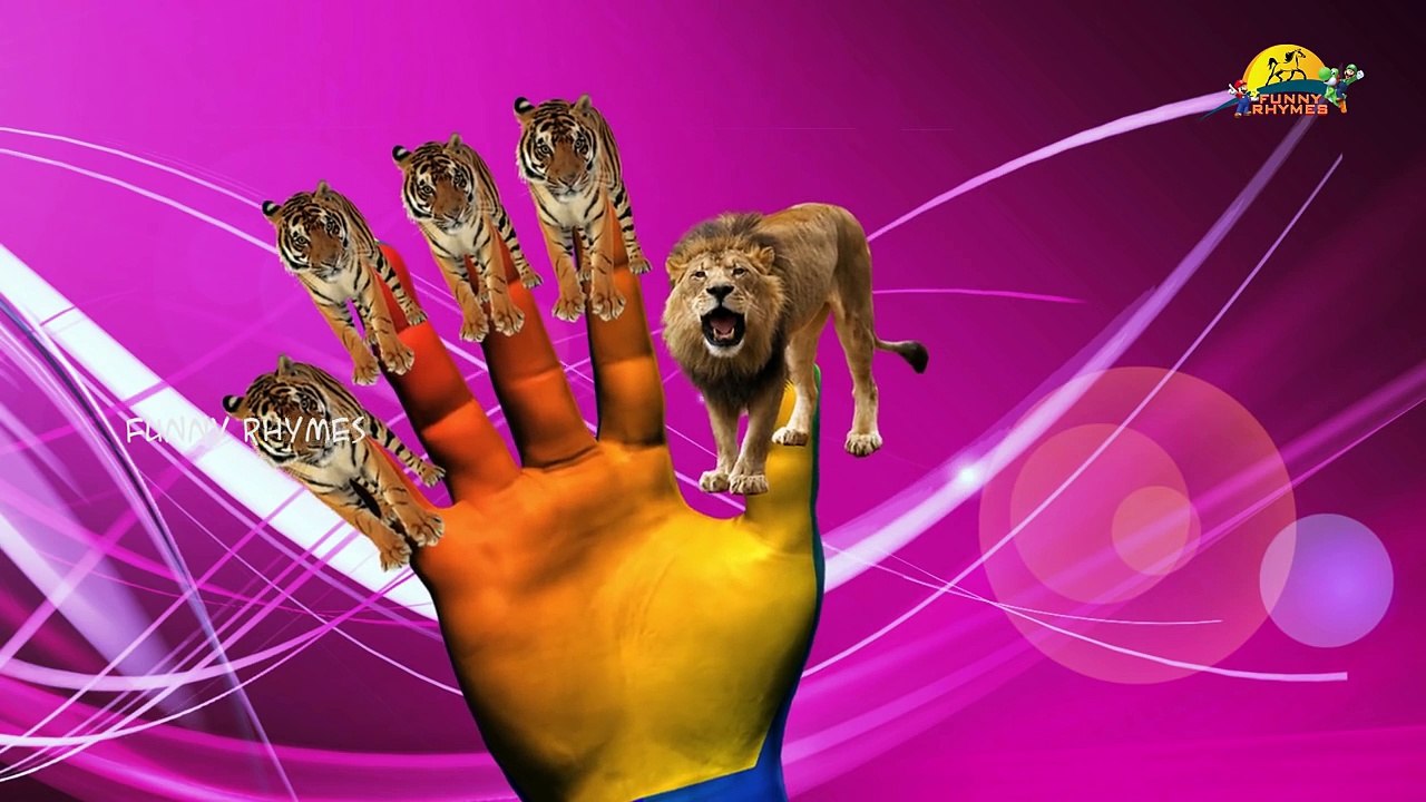 Животные анимационный Дети цвета английский Семья палец лошадь питомник рифмы 3D