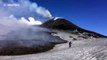 Gigantic Smoke Rings - Rare volcanic phenomenon occurs on Mount Etna