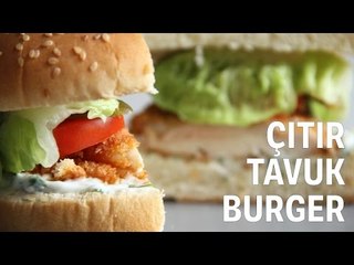 Çıtır Tavuk Burger Tarifi