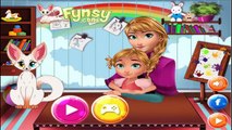Little Frozen Princesses Elsa and Anna With Their Mothers - Disney Baby Games for Kids