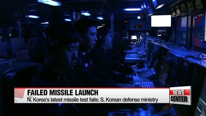 Download Video: N. Korea's latest missile test fails: S. Korean defense ministry