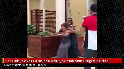 Set Ekibi, Sokak Ortasında Ünlü Şov Yıldızının Eteğini Kaldırdı