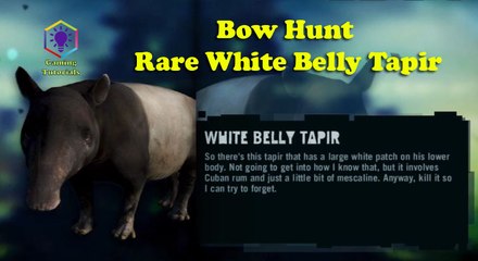 Far Cry 3 Gameplay Part 97 - Path Of The Hunter 7 - Bow Hunt Rare White Belly Tapir