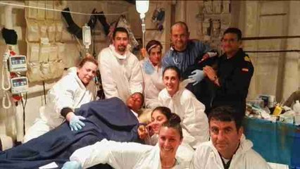 La fragata Canarias llega a Mesina con 636 inmigrantes y un bebé nacido a bordo