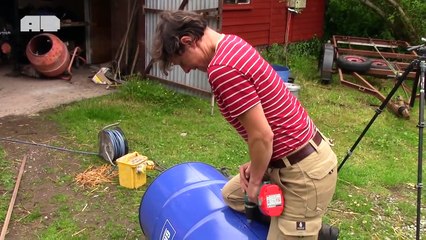 Tutorial Como Contruir Uma Churrasqueira Com Um Tambor - How to build an Oil Drum Barrel