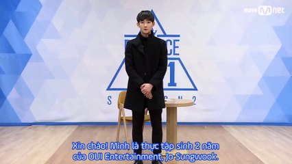 [Nasa Team] [Vietsub] Jo Seong Wook - Produce 101 Season 2