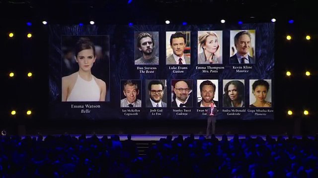 Disney - Beauty and the Beast (2017) D23 Panel Presentation (Emma Watson) HD(360p)