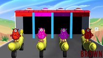 Banana Car Cartoon Colors for Kids | Teach Colours to Kids Toddlers Little Baby Learning Videos