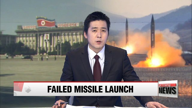 N. Korea's latest missile test fails: S. Korean defense ministry
