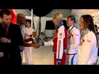 Swimming - women's 4x100m medley 34PTS medal ceremony - 2013 IPC Swimming World Championships