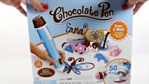 CANDY PEN --- Make Chocolate SURPRISE EGGS and Drawing Yummy Treats by DCTC New Hello Kitt