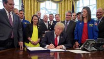 Trump signs bill to authorize NASA budget and Mars missions