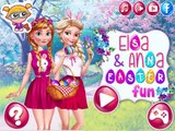 DISNEY FROZEN ELSA & ANNA EASTER FUN GAME - DRESS UP GAMES FOR GIRLS