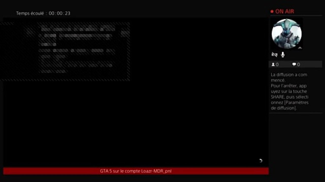Diffusion PS4 en direct de Loazr-MDR_pnl