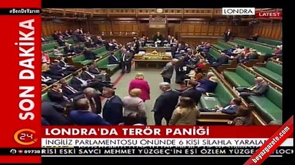 İngiltere Parlamentosu'nda silah sesleri
