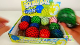 Squishy Mesh Stress Balls Learn Colors for Kids