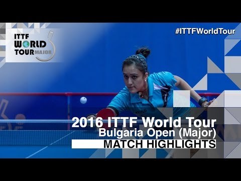 2016 Bulgaria Open Highlights: Manika Batra vs Lin Po-Hsuan (U21-R16)
