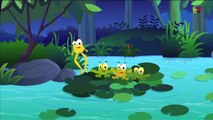 cinco pequeñas ranas | los niños canciones en español | Five Little Frogs Song