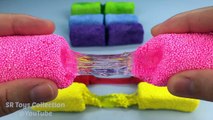 How To Make Colors Cheese Stick Slime Clay DIY Foam Clay Slime Play For Kids